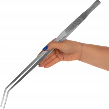 Péče o řasy a obočí Zahnutá pinzeta Kruger Meier 48 cm nerezová ocel