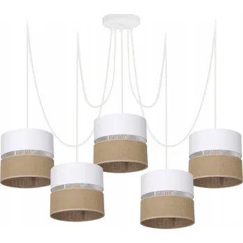 Závěsné svítidlo Moonlight Juta 5-bodové světlo E27