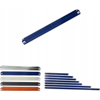 Dílenský regál Kovový regál do skladu 5 polic 100 x 50 cm