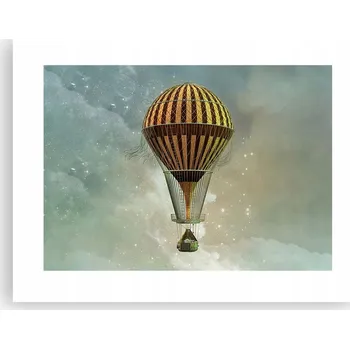 Obraz Obraz plakát do obýváku, ložnice 40x30 - balón, foto plakáty na zeď bez rámu