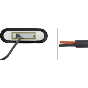 Přídavný světlomet Obrysová světla Hella 2XS 959 650-007