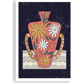 Obraz Plakát na zeď bez rámu 70x100 váza obraz plakáty do obývacího pokoje ložnice