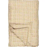 Ib Laursen Prošívaný přehoz Celina Mustard Flowers 130 × 170 cm