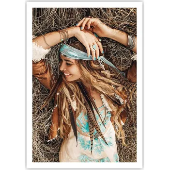 Obraz Plakát na zeď bez rámu 70x100 boho foto-obraz plakáty do obývacího pokoje ložnice