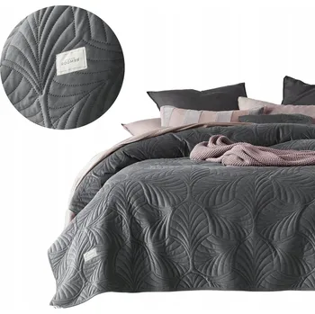 Prostěradlo Přehoz na postel Room99 polyester 170 cm x 210 cm šedý