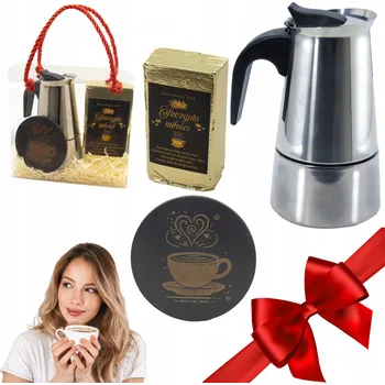 Moka konvice DÁREK Kávovar Moka Konvička na Indukci PRO MAMINKU TATÍNKA PRO NI PRO NĚJ DEN BABIČKY