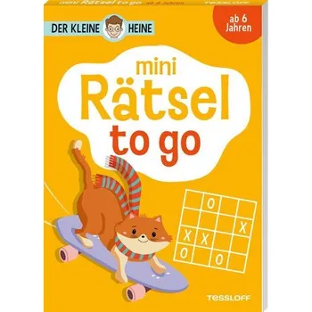 První čtění Der kleine Heine. Mini Rätsel to go. Ab 6 Jahren - Heine, Stefan