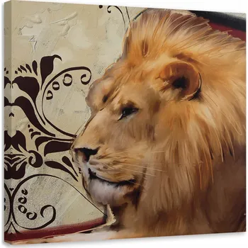 Obraz OBRAZ NA PLÁTNĚ Lev Zvířata Afrika 50x50