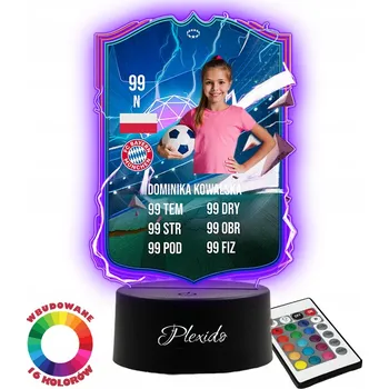 Lampička Plexido vícebarevná Noční lampa