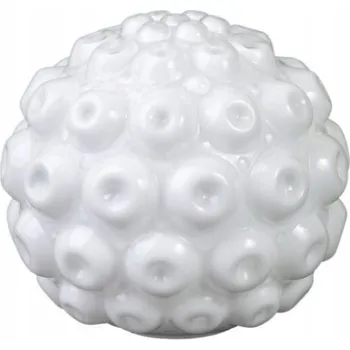 Stínidlo Bílé skleněné stínidlo koule stropní svítidlo lustr dekorativní prům. 14,5/4 cm