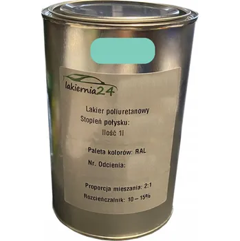 Lak na dřevo Barva Polyuretanová průmyslová barva, polyuretanový lak 1l polomat 2:1 RAL 6027