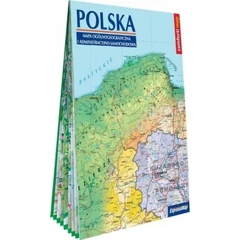 Polska Mapa ogólnogeograficzna i administracyjno-samochodowa XXL 1:1 000 000 Polská geografická a administrativně-automobilová mapa XXL 1:1 000 000 - Kolektiv autorů