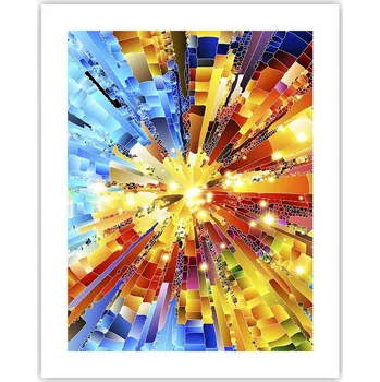 Obraz Obraz plakát na zeď bez rámu 40x50 abstrakce plakáty do obýváku ložnice