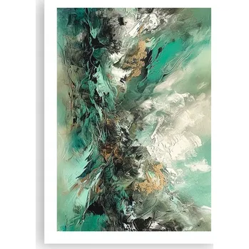 Obraz Plakát bez rámu do obýváku ložnice 50x70 abstrakce moderní módní obraz