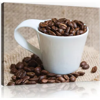 Obraz OBRAZ NA PLÁTNĚ CANVAS 60x40 KÁVA ŠÁLEK