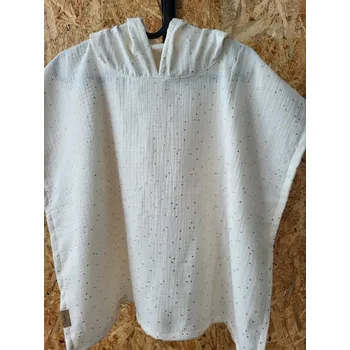 Dětské plážové pončo / osuška - Zlatý puntík Vyberte velikost: S - (2-4 roky)