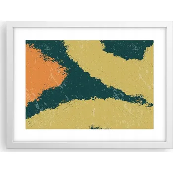 Obraz Obraz plakát v bílém rámu do obýváku 40x30 abstrakce foto na zeď