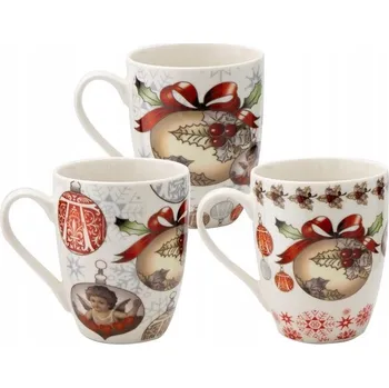 Hrnek Bella Fiore Christmas BL-8449 porcelán 340 ml