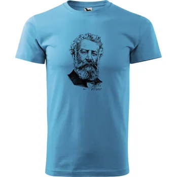 Tričko - Jules Verne Barva: Tyrkysová (44), Velikost: 134 cm/8 let, Střih: Pánské