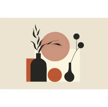 Plakát Plakát Stůl rostlin bez rámu 91,5 x 61 cm