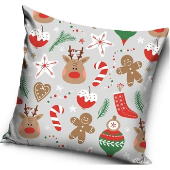 Dekorativní polštářek Vánoční polštář s ruchátky