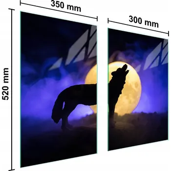 Kuchyňské prkénko Krájecí deska TMK ArtDeko sklo 2 ks