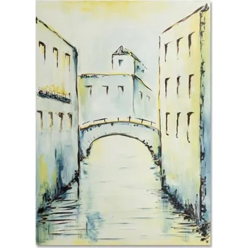 Obraz Moderní obraz Budovy nad kanálem 40x50