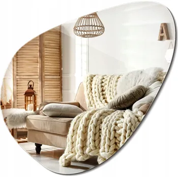 Zrcadlo Moderní Dekorativní Závěsné Zrcadlo do Ložnice Koupelny ve stylu Japandi