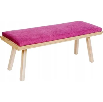 Lavice bez úložného prostoru, čalouněná Vltavotýnský nábytek 125 x 50 x 45 cm fialová