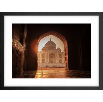 Obraz Obraz plakát v černém rámu do obýváku 40x30 architektura foto na zeď