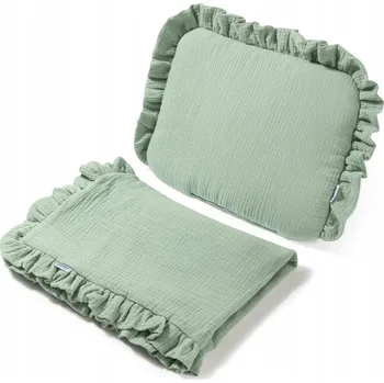 Příslušenství pro přepravu dětí SADA DO KOČÁRKU MUŠELÍNOVÁ DEKA A POLŠTÁŘ BAVLNA