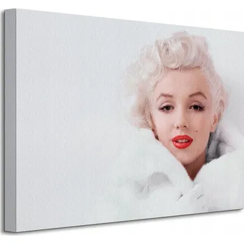 Obraz Marilyn Monroe v bílém Obraz na plátně 40x30 cm