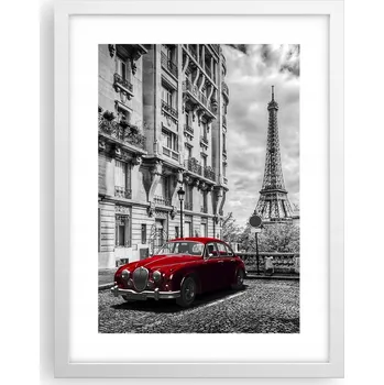 Obraz Obraz plakát v bílém rámu do obýváku 30x40 foto plakáty na zeď s motivem města