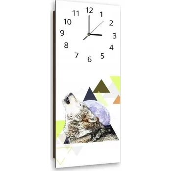 Hodiny Moderní nástěnné HODINY s OBRAZEM, vertikální, 40x118 cm