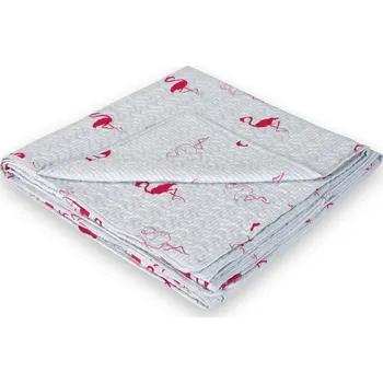 Prostěradlo Deka Darymex z mikrovlákna 170 cm x 210 cm bílá, vícebarevná