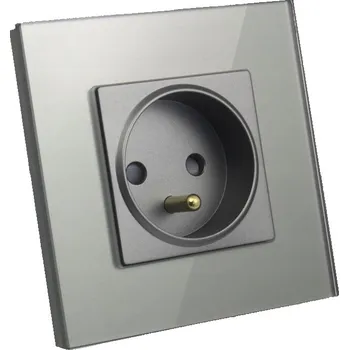 Elektrická zásuvka Elektrická Zásuvka B-line , šedá