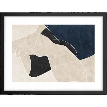 Obraz Obraz plakát v černém rámu do obýváku 40x30 moderní foto na zeď