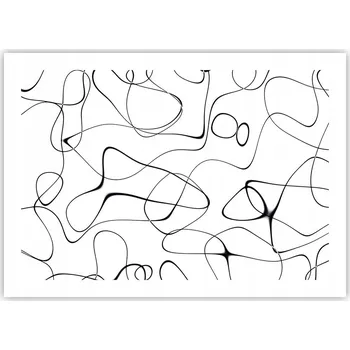 Obraz Plakát bez rámu do obývacího pokoje ložnice 70x50 abstrakce moderní módní obraz