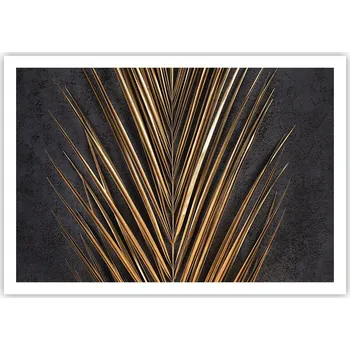 Obraz Plakát na zeď bez rámu 100x70 palmový list obraz plakáty obývací pokoj ložnice