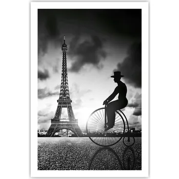 Obraz Obraz plakát do obýváku nebo ložnice 61x91 Paříž foto plakáty na zeď bez rámu