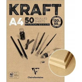 Sešit Blok na skicování A4 Clairefontaine