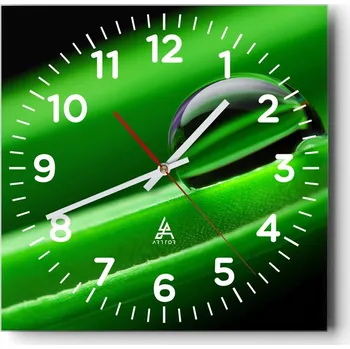 Hodiny Nástěnné hodiny do obýváku 40x40 Abstrakce Tiché hodiny Skleněné hodiny Bez hlučnosti