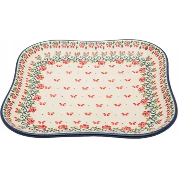 Mísa čtvercová 24 cm Keramika Bolesławiec