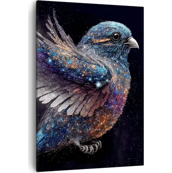 Obraz Obraz na plátně do obýváku, ložnice 50x70 cm - foto obraz ptáka na zeď, plátno