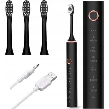 Elektrický zubní kartáček SONICKÝ KARTÁČEK NA ZUBY + HLAVICE