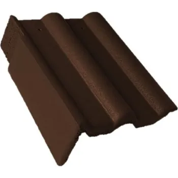 Střešní krytina Taška krajní levá BMI BRAMAC Classic protector plus – tmavohnědá