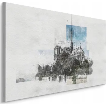 Obraz Obraz Katedrála Notre Dame, Paříž 90x60 /274543251