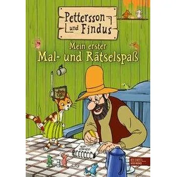 První čtění Pettersson und Findus. Mein erster Mal- und Rätselspaß - Nordqvist, Sven