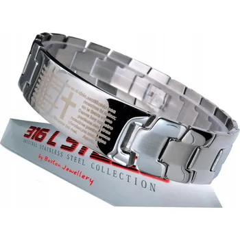 Náramek SILNÝ PÁNSKÝ NÁRAMEK Z CHIRURGICKÉ OCEL 316L 18 MM