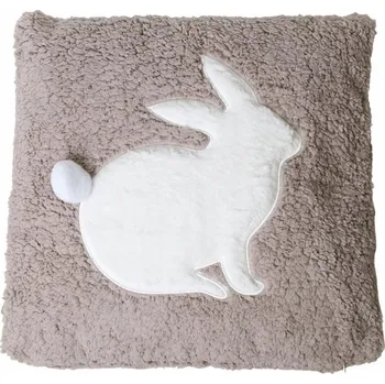 Polštář POLŠTÁŘ S KRÁLÍKEM RŮŽOVÝ